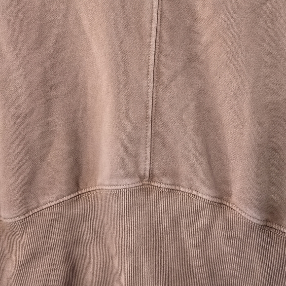 Anthropologie Daily Practice Sweatshirt Cutout Keyhole Cropped Crop Mockneck M - Picture 4 of 13